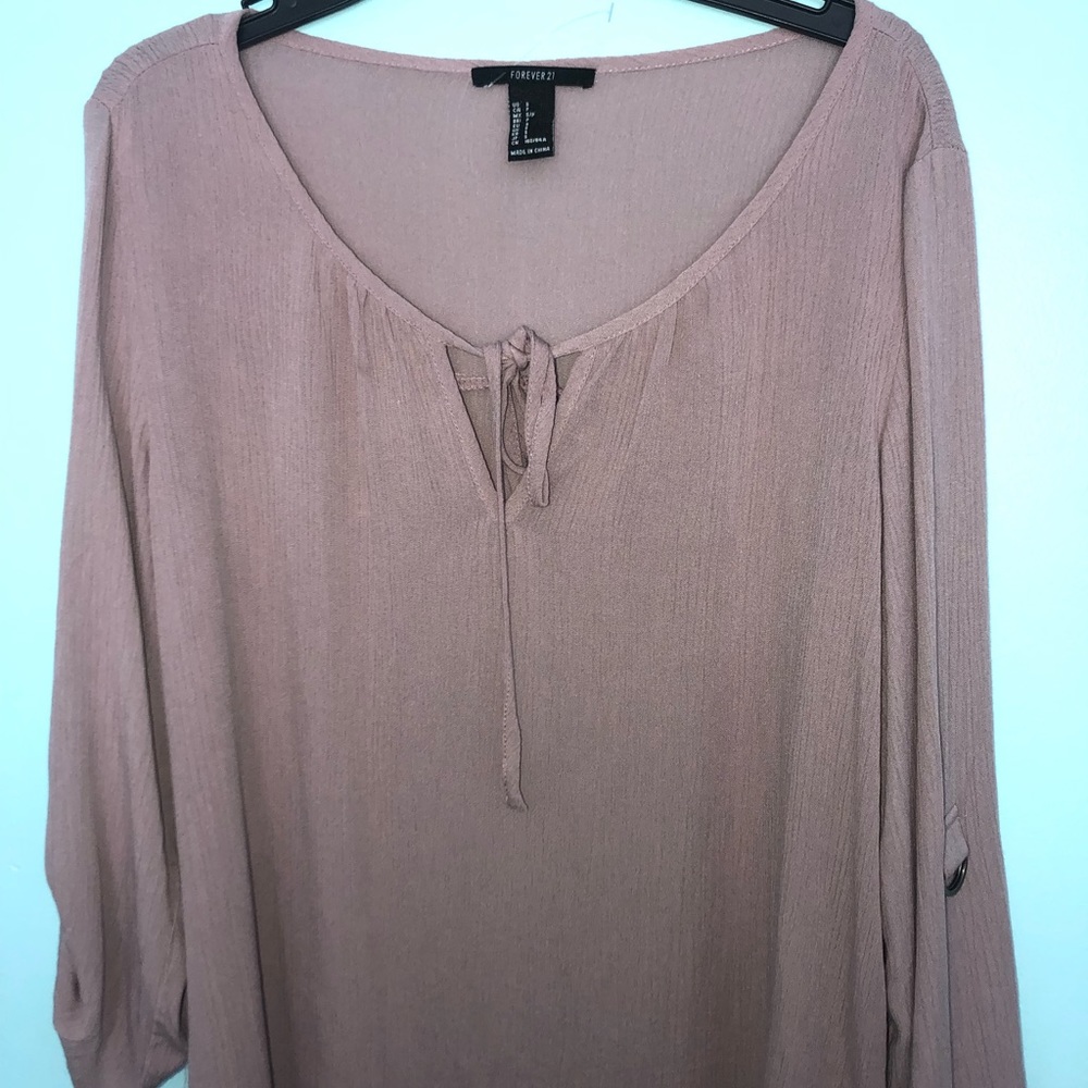 Mauve blouse